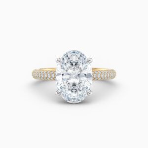 oval yellow gold solitaire engagement ring